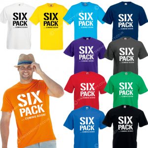 Six Pack Coming Soon T-SHIRT tee bodybuilding weights gym